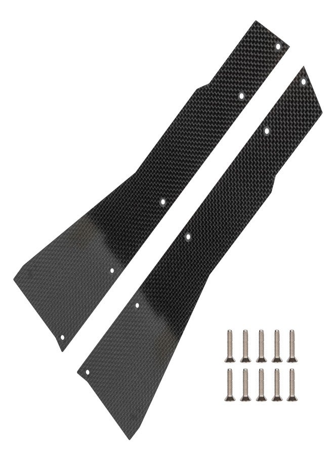 MOSHNOLY Carbon Fiber Widening Side Skirts ARA320509 for ARRMA 1/7 6S Limitless F1/Infraction/Felony,3mm Durable Side Guard Protection,Body Side Panel Chassis Cover,Skid Plate Protect-2.56 * 11 * 0.12 inches - Image 1